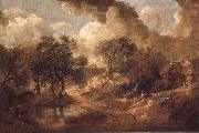 Thomas Gainsborough Suffolk landscape china oil painting reproduction